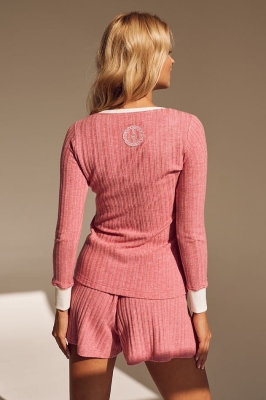 sweterkowa piżama damska,piżama na jesień,piżama damska premium,piżama z długim rekawem,ciepła piżama,piękna piżama damska,piżama na prezent dla niej,kobieca piżama,ciepła piżama,najmodniejsza piżama.jpg