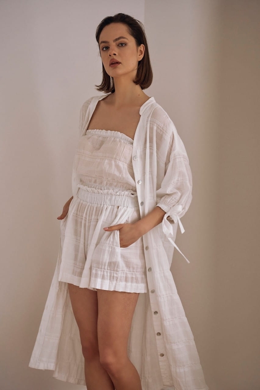 tunika plażowa damska, pareo plażowe damskie, elegancka moda plażowa,długa koszula plażowa (2).jpg