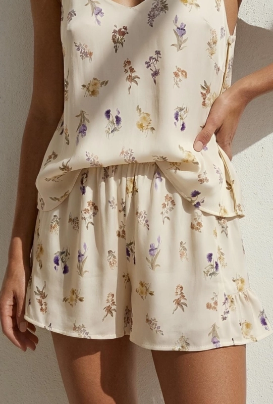 DOLCE Fiore tencel,szorty z tencelu,wygodne szorty z tencelu,szorty w kwiaty z tencelu,szorty w kwiaty.jpg