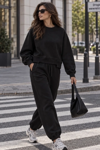 SOHO BLACK komplet dresowy damski czarny